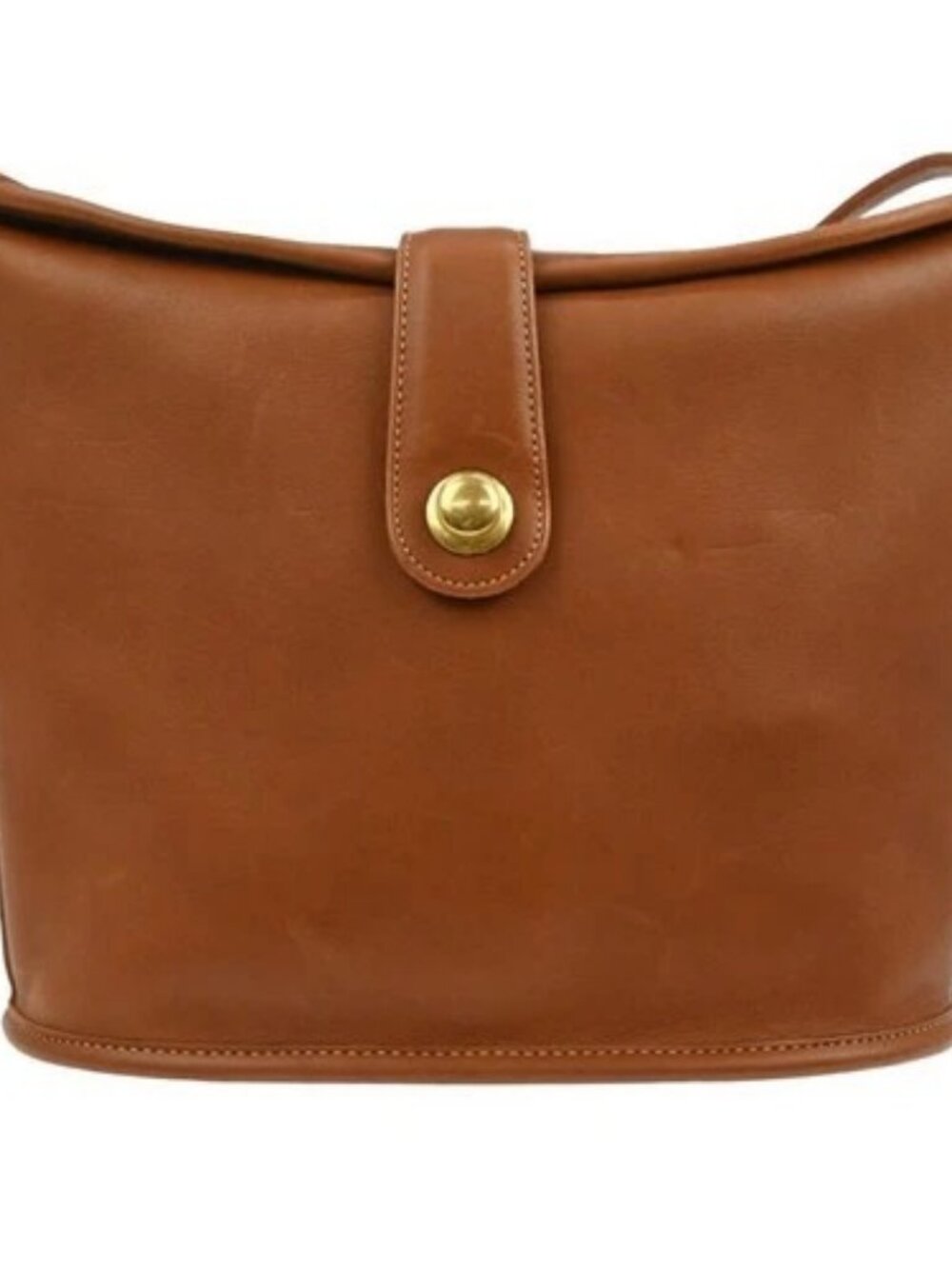 Coach Brown Leather Shoulder Bag 011-9130 145750